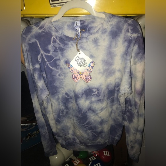 Bella+Canvas Tie Dye Sweatshirt Size S Brand New With Tag - Picture 4 of 10